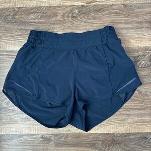 Navy Lululemon shorts